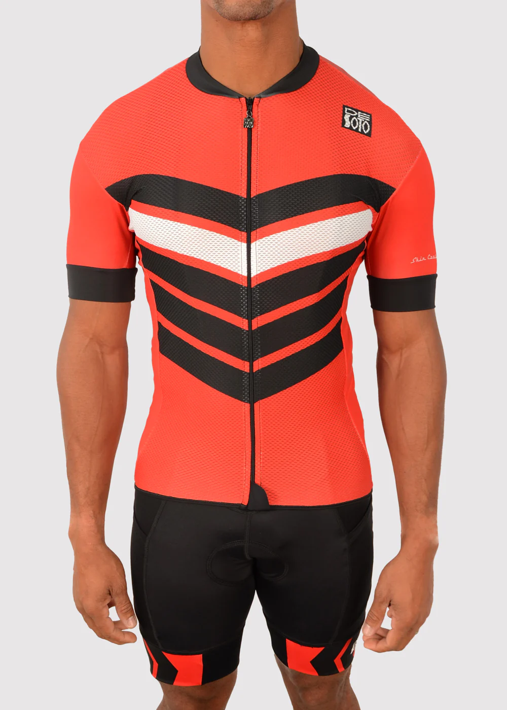 Men's Skin Cooler Full Zip Top - Chevron - Size Small - Image 17