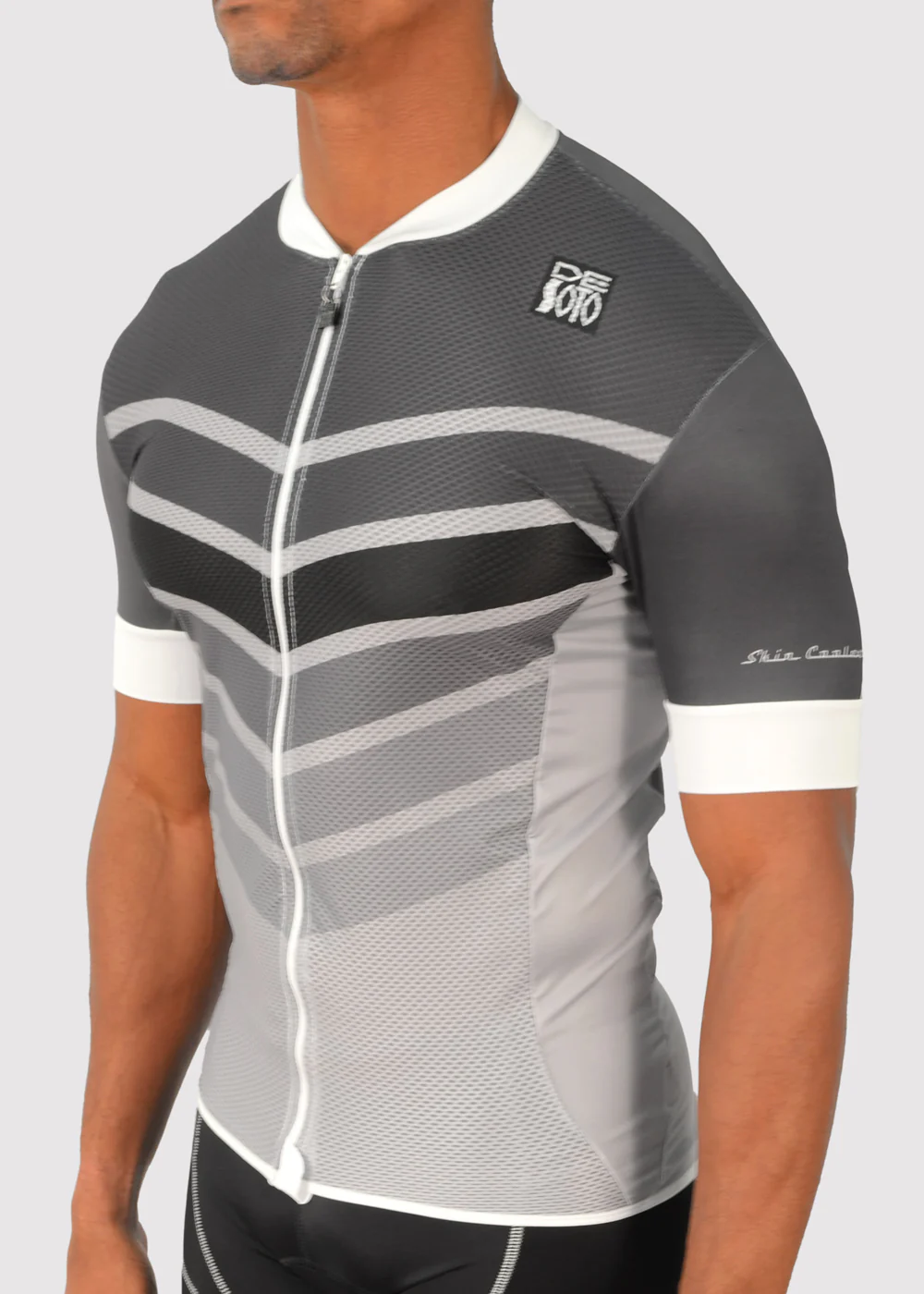 Men's Skin Cooler Full Zip Top - Chevron - Size Small - Image 21
