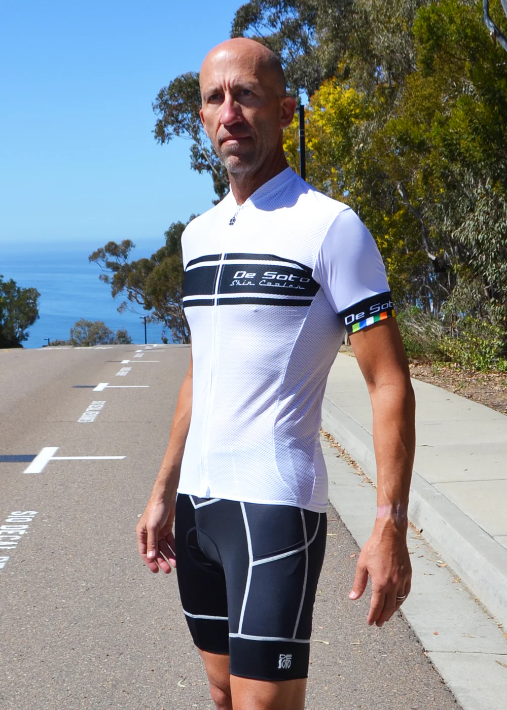 Men's Skin Cooler Full Zip Tri Top Short Sleeve - GU3 - Image 7