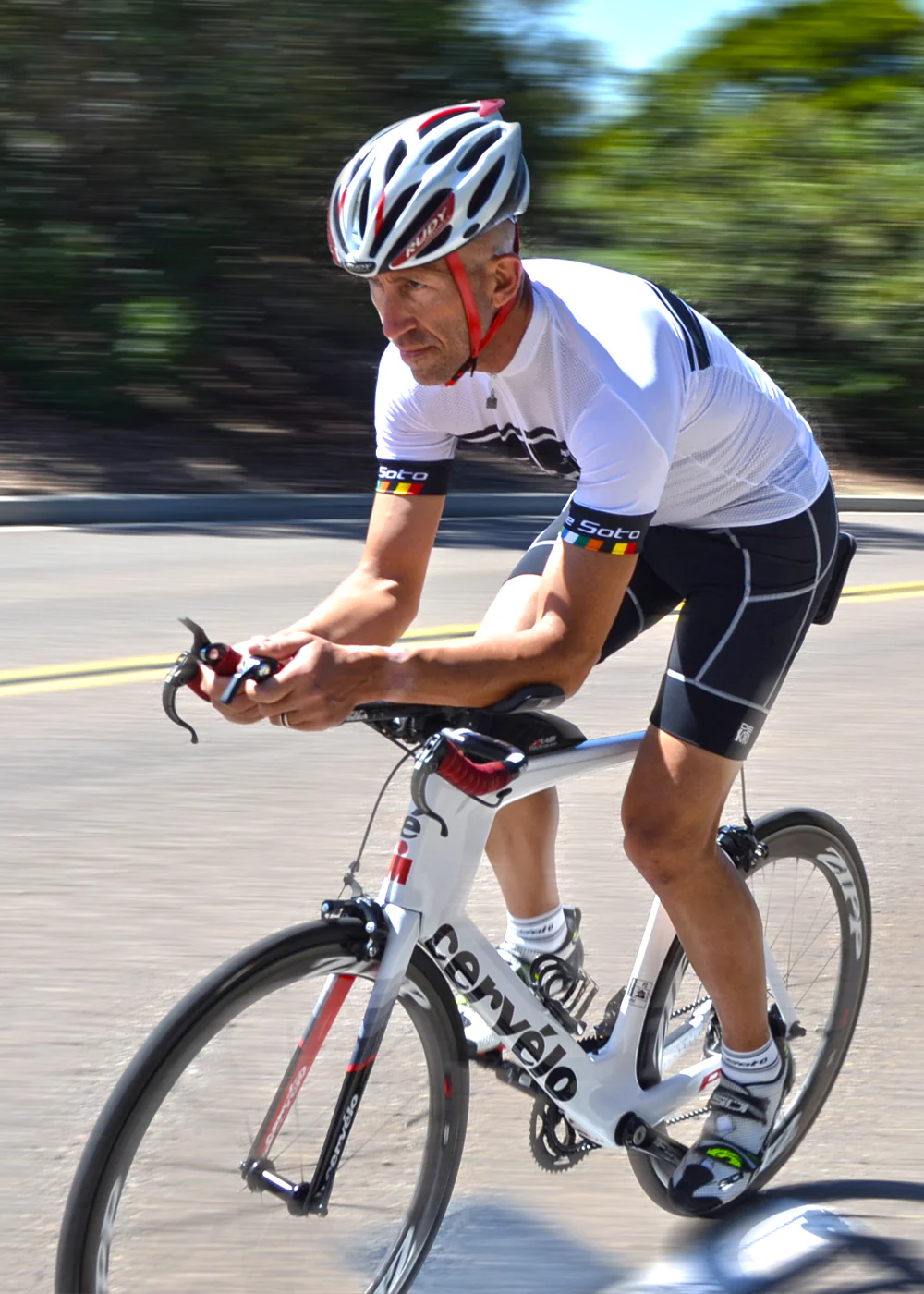 Men's Skin Cooler Full Zip Tri Top Short Sleeve - GU3 - Image 9